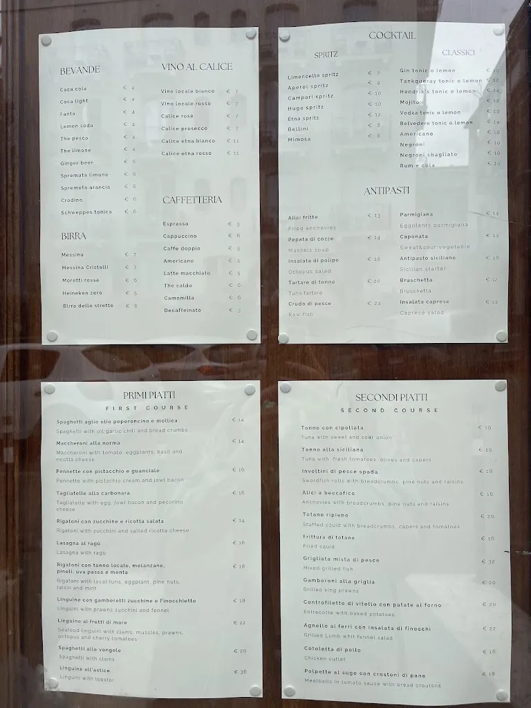 Menu_Terrasse zum Restaurant Relé_Castelmola_image_1