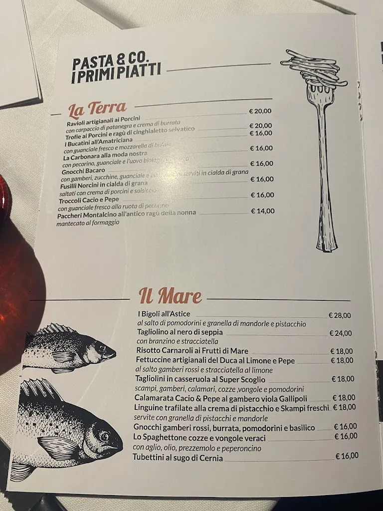 Menu_Bacaro & Zio Pesce steak & fish restaurant_Lecce_image_1