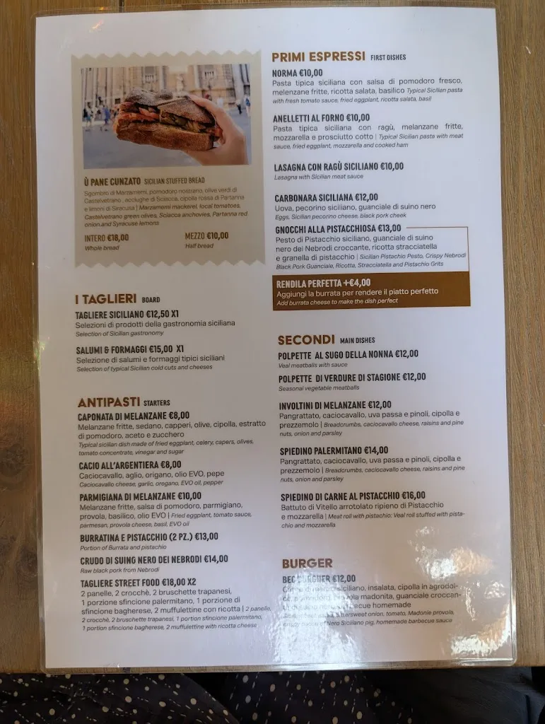 Menu_Vucìa - Cucina Siciliana_Ciaculli_image_1