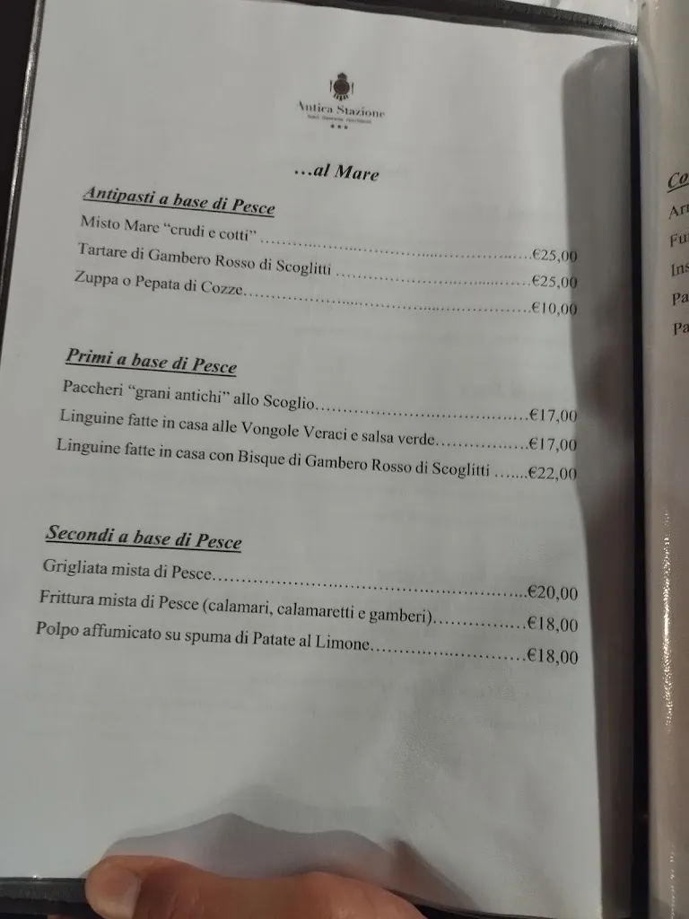 Menu_Restaurant @ Antica Stazione_Chiaramonte Gulfi_immagine_4