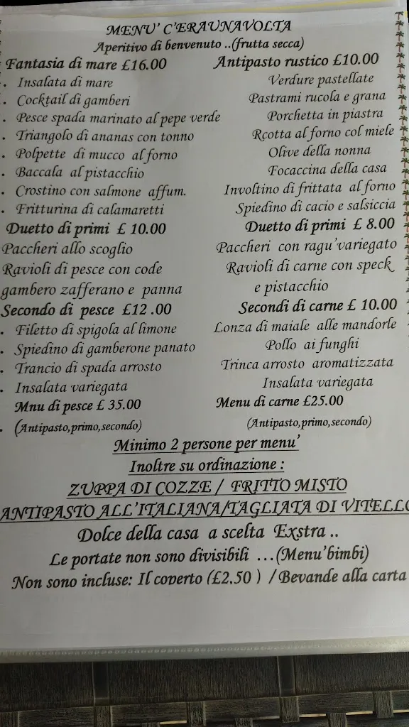 Menu_C'Era Una Volta_Chiaramonte Gulfi_image_3