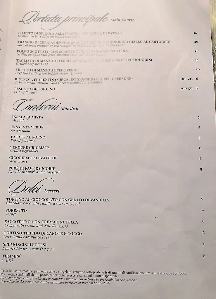 Menu_La Scarpetta Hostaria_Lecce_image_1