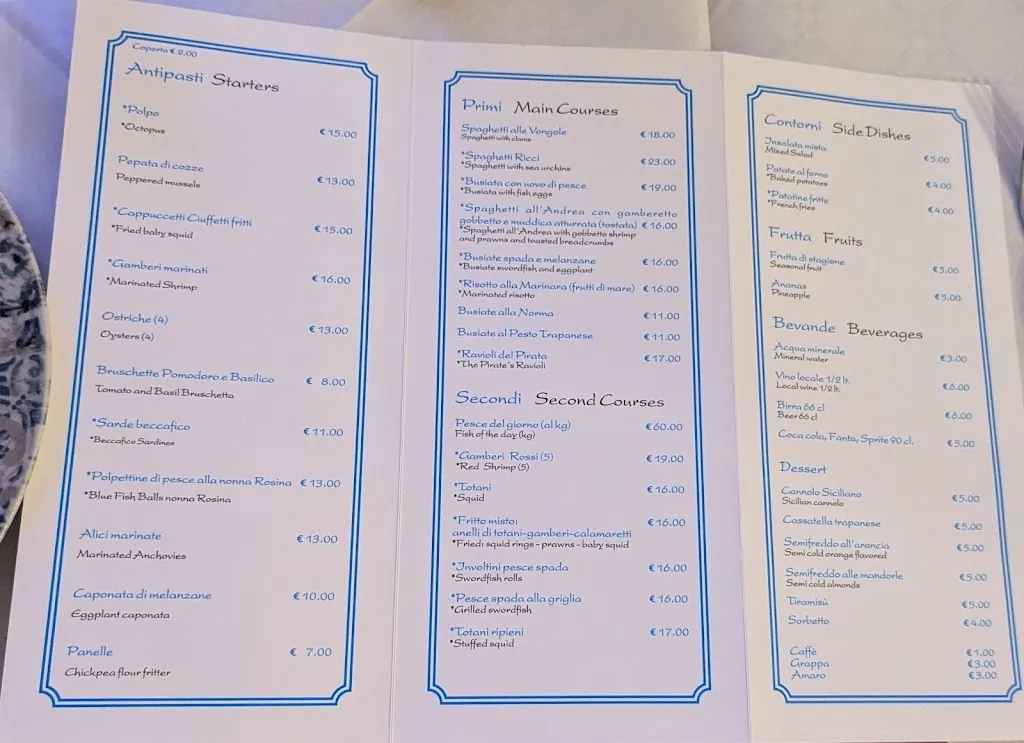Menu_ANDREA IL PIRATA RISTHOTEL_Cinisi_image_2