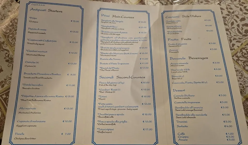 Menu_ANDREA IL PIRATA RISTHOTEL_Cinisi_image_3
