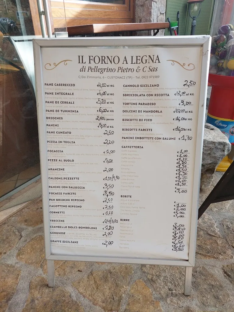 Menu_Il Forno a legna di Pellegrino P._Custonaci_immagine_4