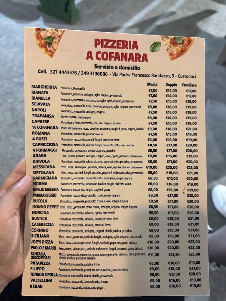 Menu_Pizzeria A Cofanara_Custonaci_image_1