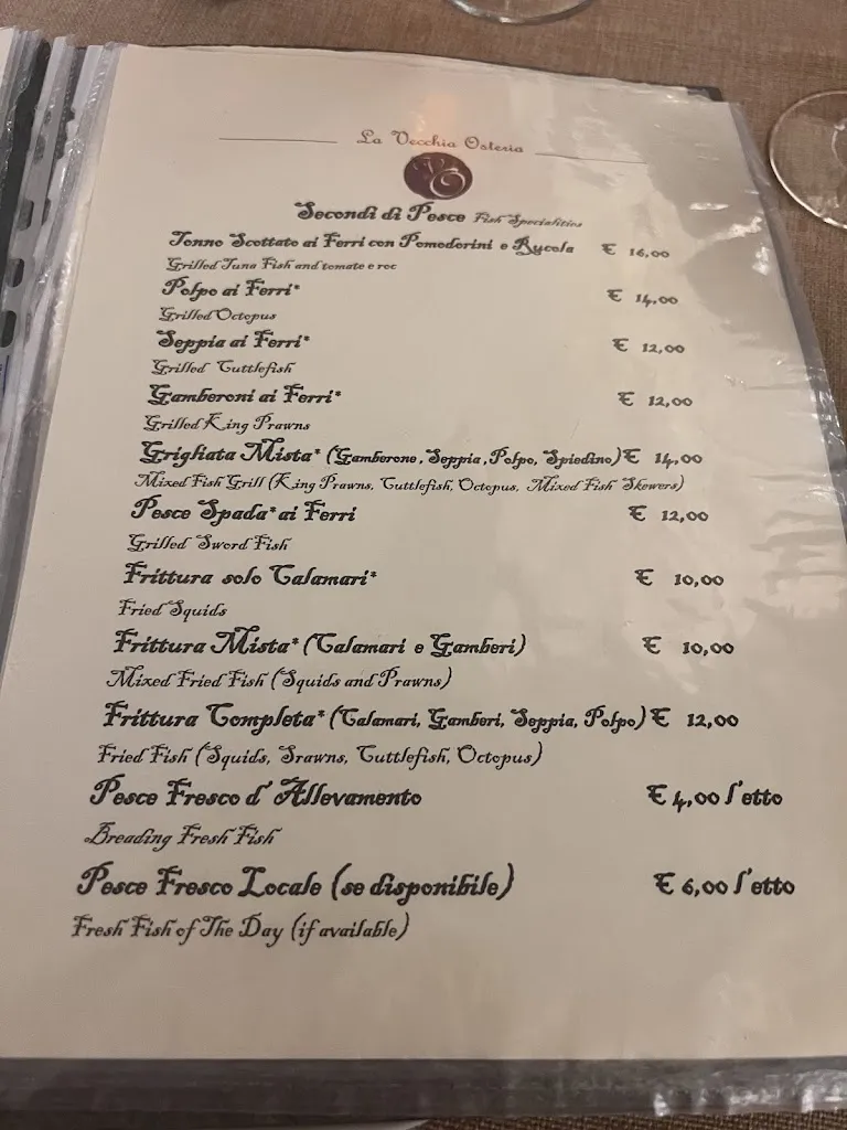 Menu_La Vecchia Osteria da Totu_Lecce_image_4