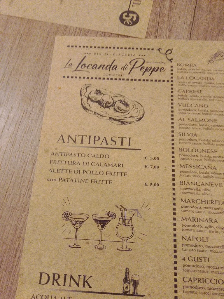 Menu_La locanda di Peppe_Corleone_image_2