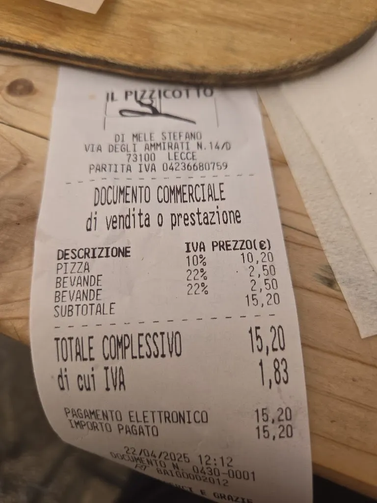 Gregg W_IL PIZZICOTTO_Lecce_review