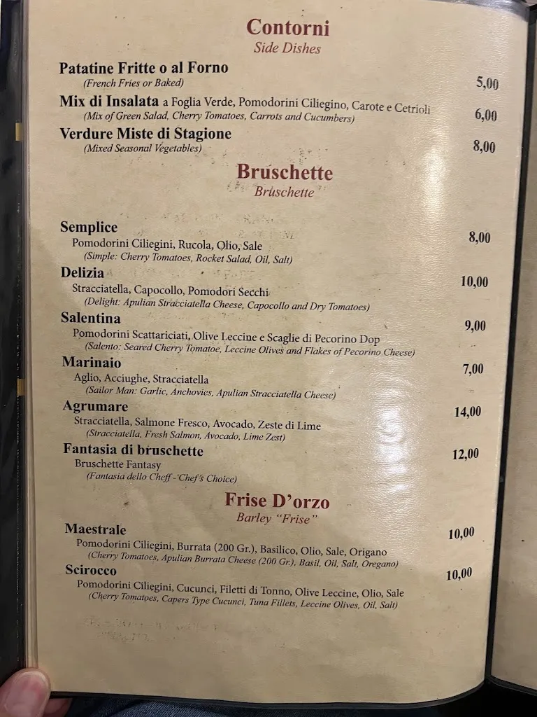 Menu_Miro Coffee Bistrot & Lounge Bar_Lecce_immagine_1