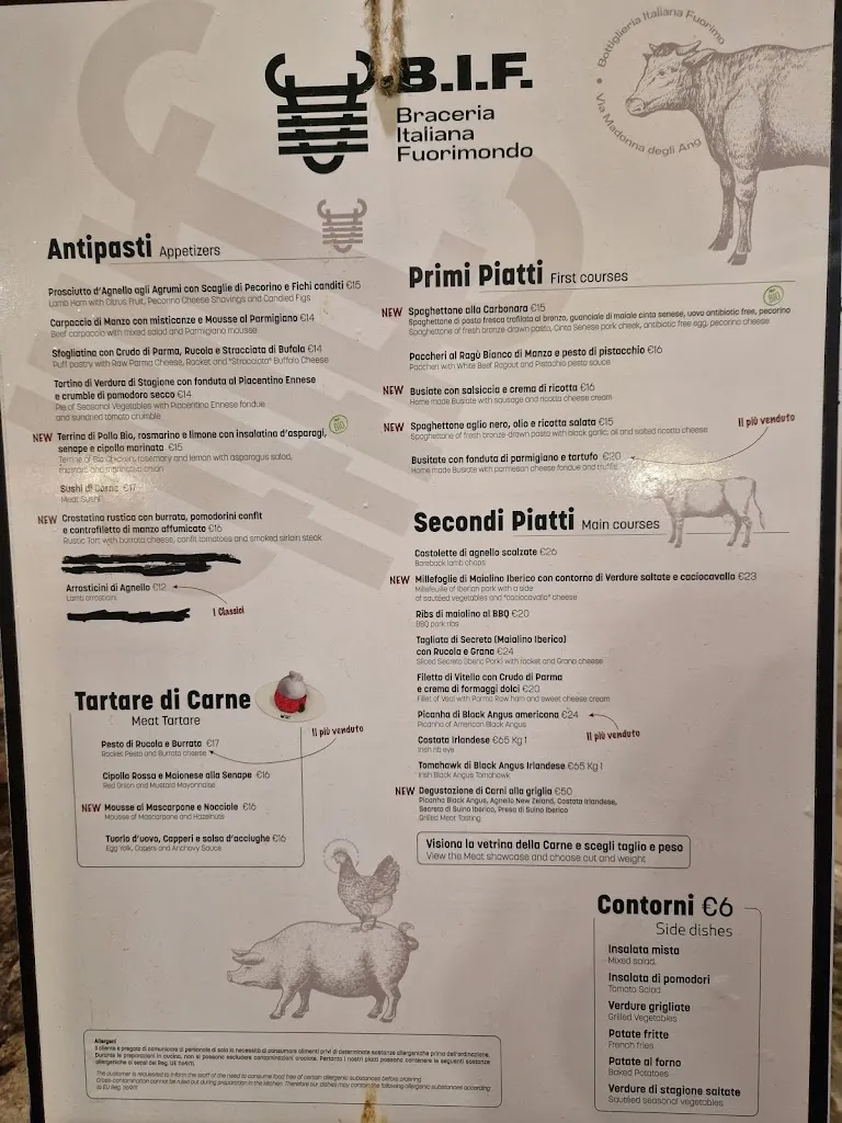 Menu_B.I.F. Braceria Italiana Fuorimondo_Cefalù_immagine_4
