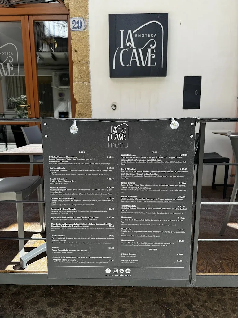 Menu_Enoteca La Cave - Food & Wine_Cefalù_image_1