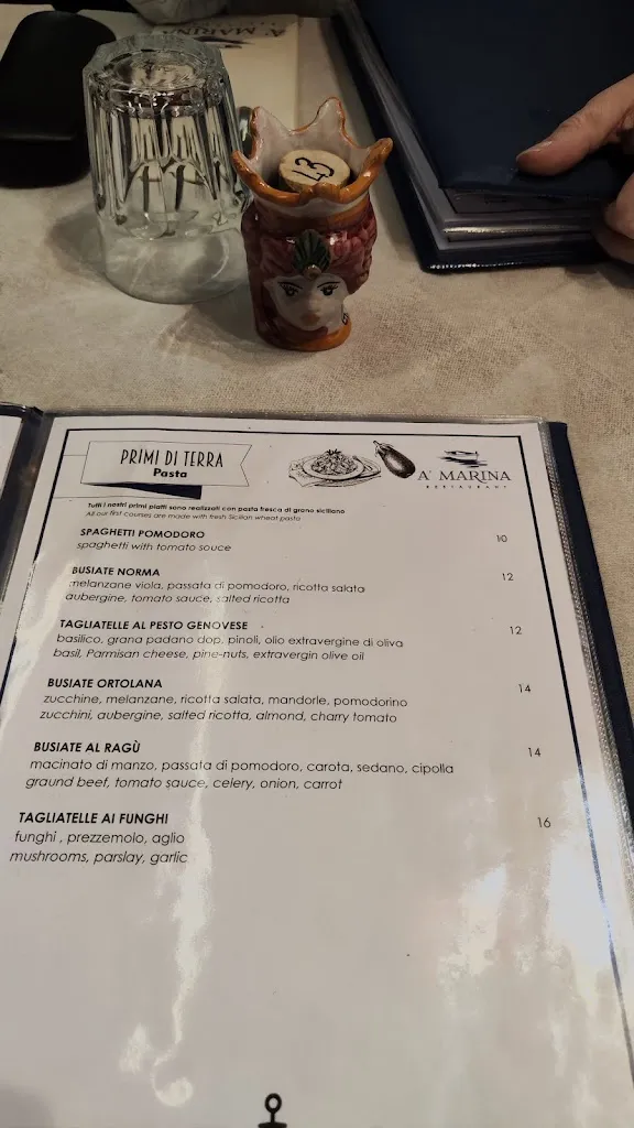 Menu_A' Marina Restaurant_Cefalù_image_1