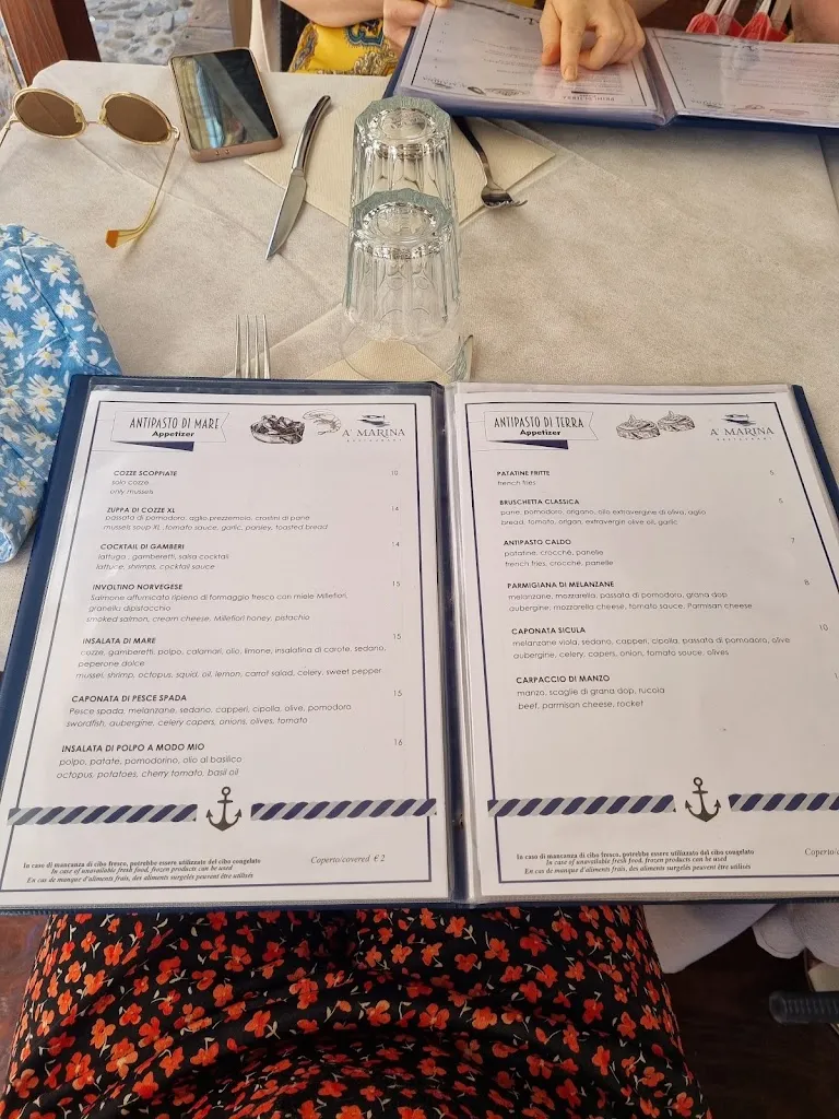 Menu_A' Marina Restaurant_Cefalù_image_3
