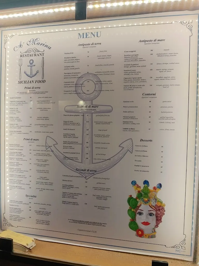 Menu_A' Marina Restaurant_Cefalù_image_4