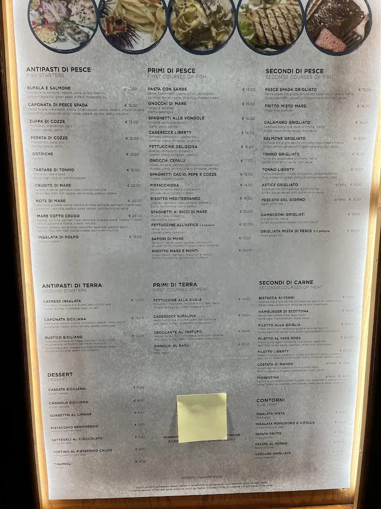 Menu_Liberty Restaurant Bistrot Wine Bar_Cefalù_image_4