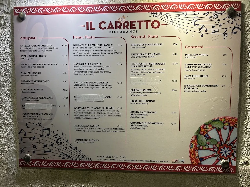 Menu_Ristorante Il carretto_Cefalù_image_2
