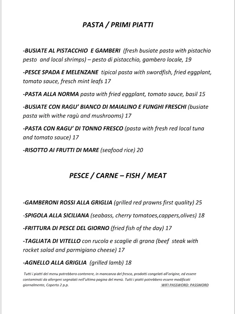 Menu_Da Sasà ristorante pizzeria_Cefalù_immagine_1