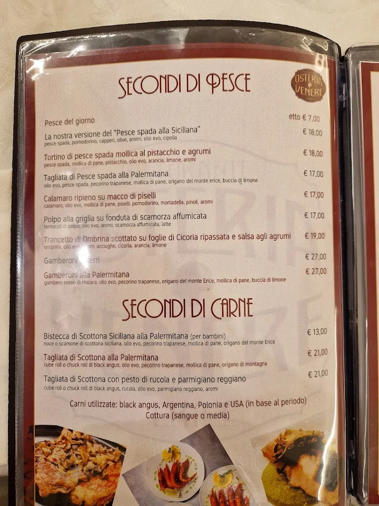 Menu_Osteria di Venere_Erice_image_2