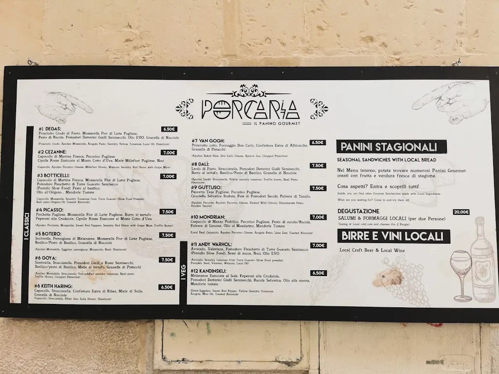 Menu_Porcaria - Il Panino Gourmet_Lecce_immagine_2