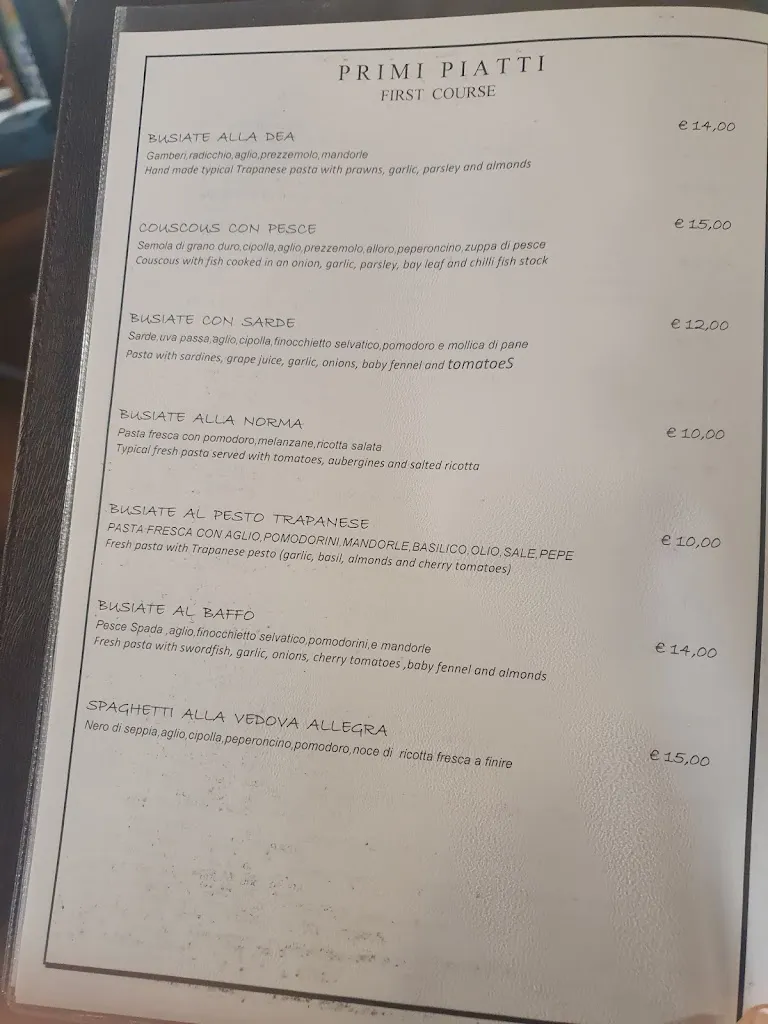 Menu_La Prima Dea_Erice_image_2