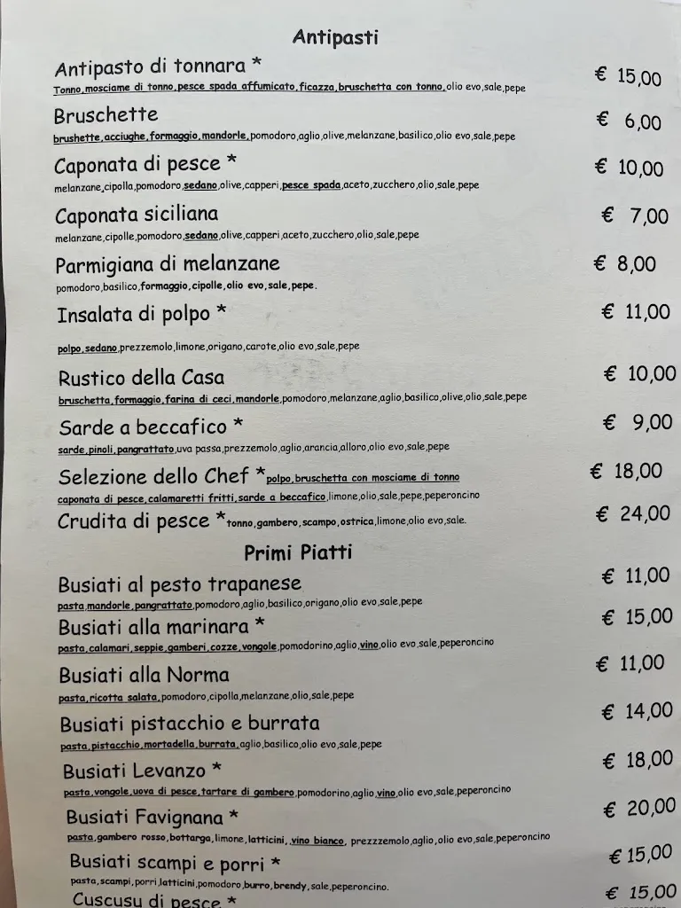Menu_Ristorante Caffé San Rocco_Erice_image_3