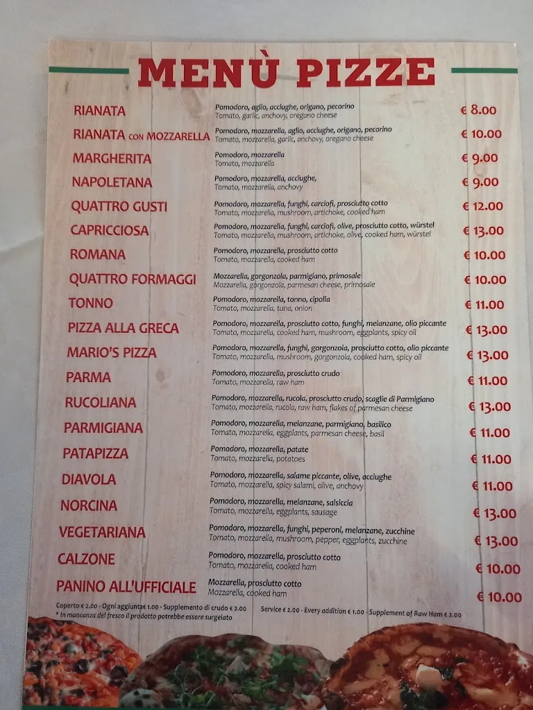 Menu_La Vetta Trattoria Pizzeria_Erice_image_1