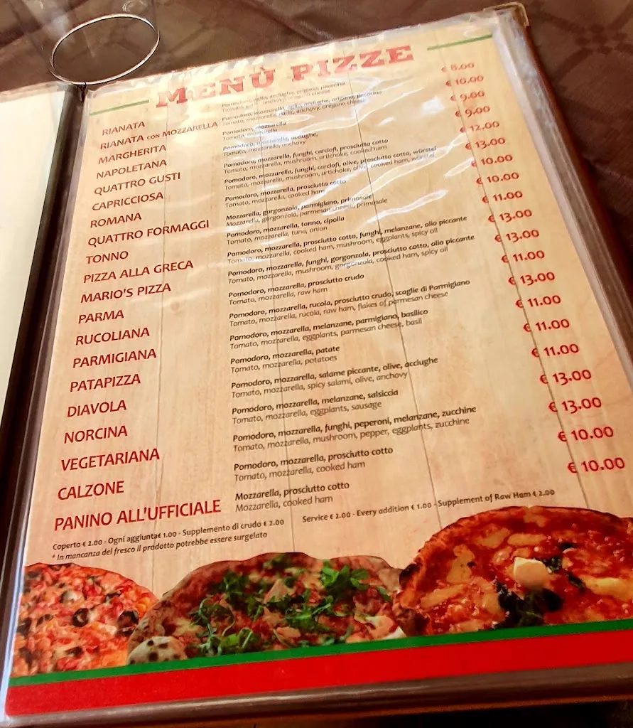 Menu_La Vetta Trattoria Pizzeria_Erice_image_2