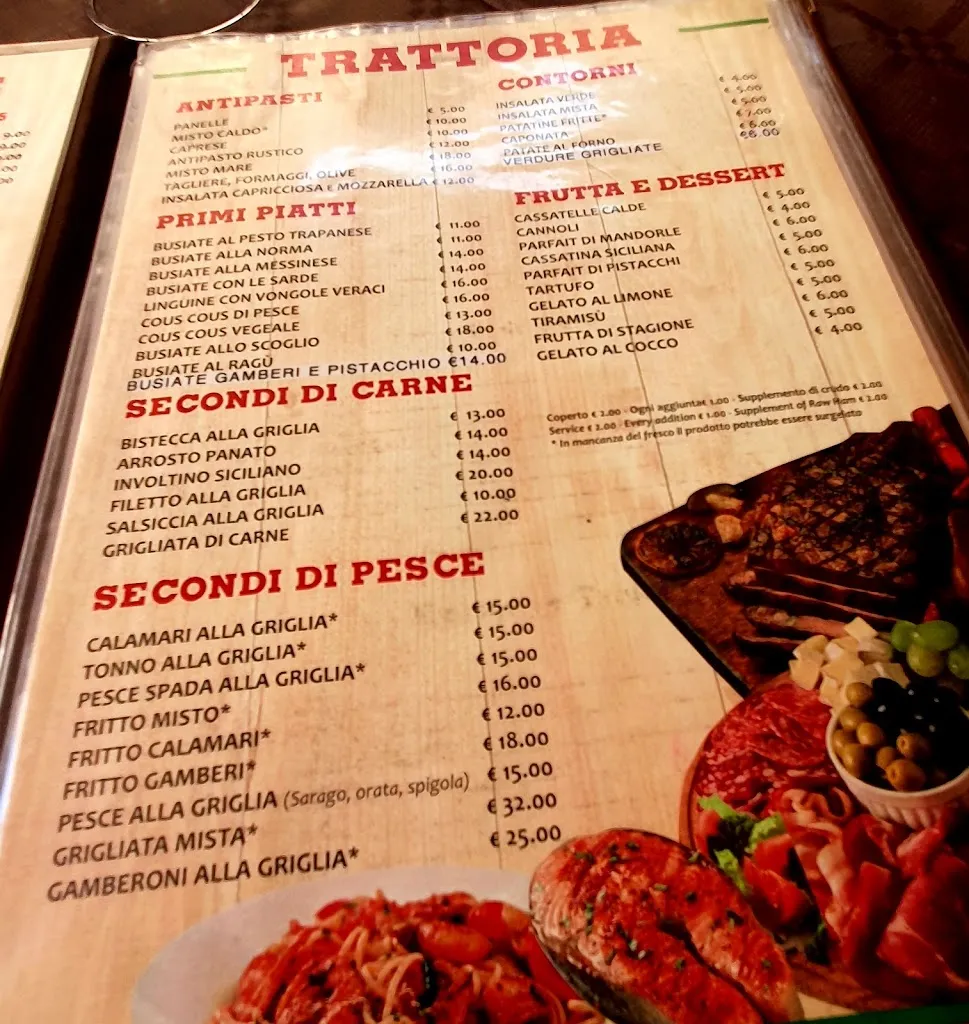 Menu_La Vetta Trattoria Pizzeria_Erice_image_3