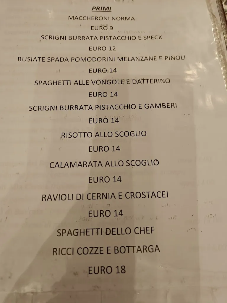 Menü_Vincenzo Restaurant_Falcone_Bild_2