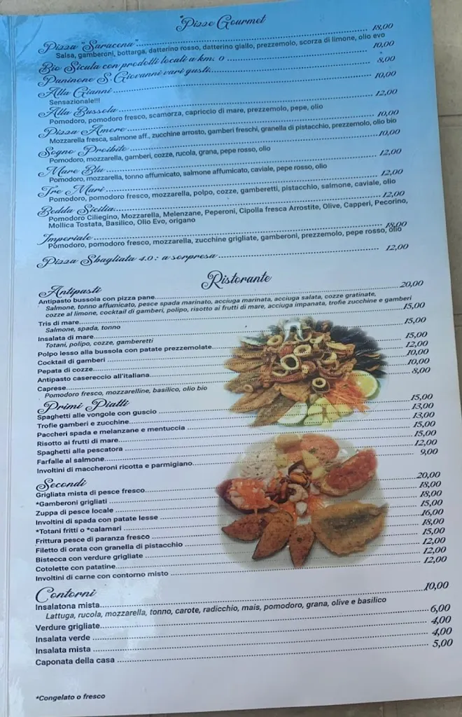 Menu_Ristorante Pizzeria La Bussola_Falcone_image_1