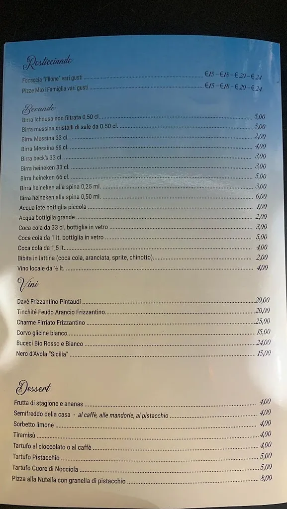 Menu_Ristorante Pizzeria La Bussola_Falcone_image_2