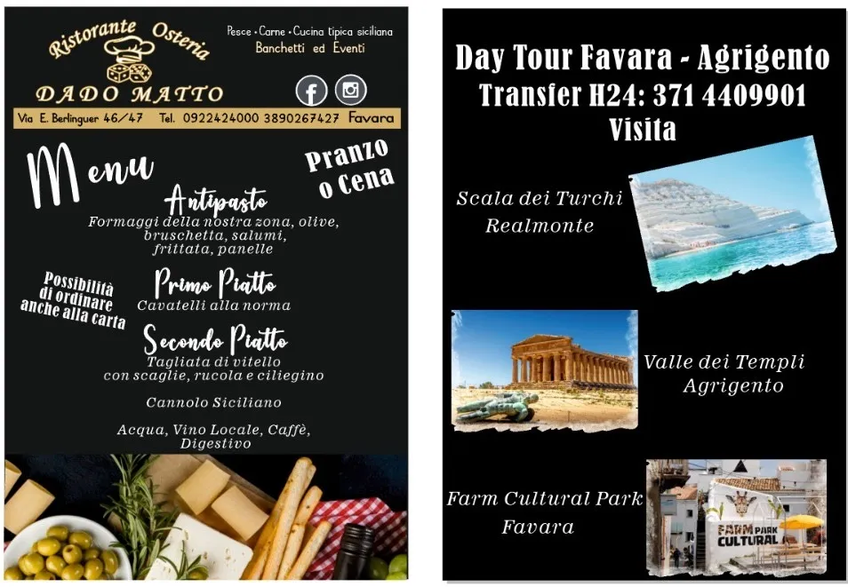 Menu_RISTORANTE PIZZERIA DADO MATTO_Favara_image_1