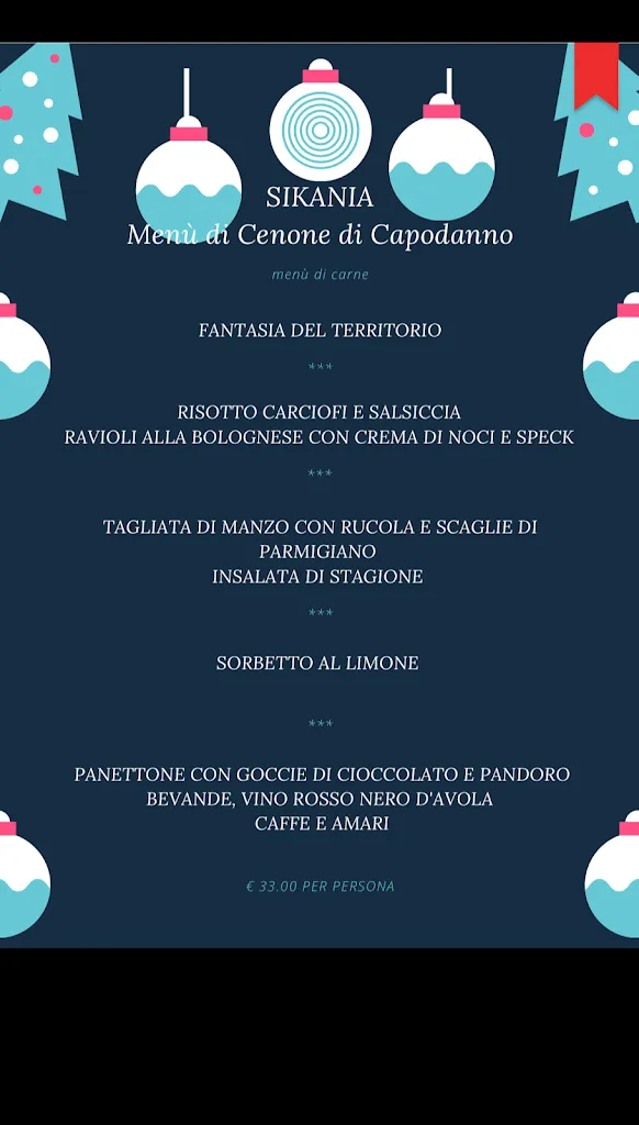 Menu_Sikania Ristorante Pizzeria bed & breakfast_Comiso_immagine_3