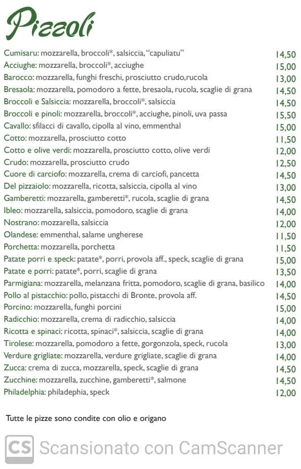Menu_Il Pizzolo_Comiso_image_2