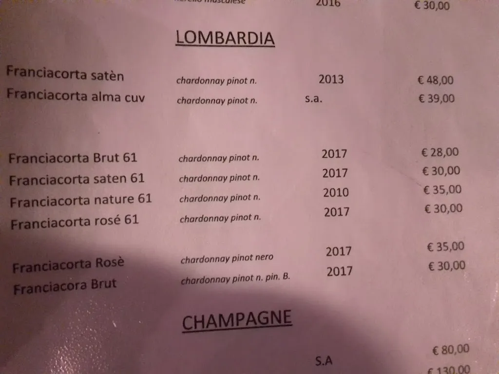 Menu_Ristorante Pizzeria 