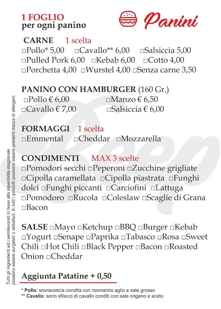 Menu_Beep Street Food - Donnalucata_Donnalucata_image_1