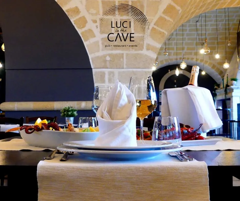 Luci in the cave restaurant in Gravina in Puglia