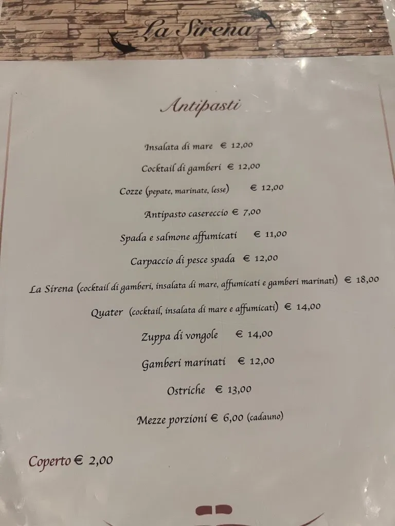 Menu_Trattoria La Sirena di Mancuso_Faro Superiore_image_1