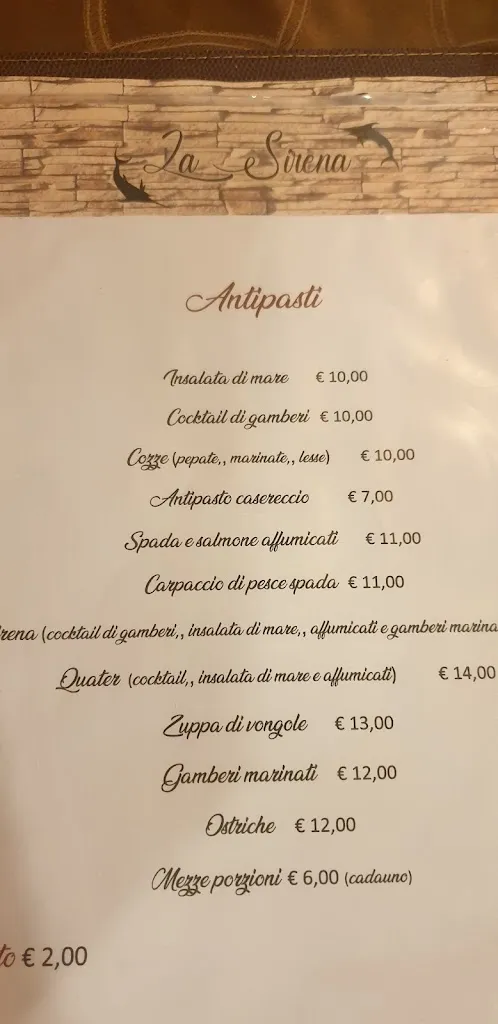 Menu_Trattoria La Sirena di Mancuso_Faro Superiore_image_2