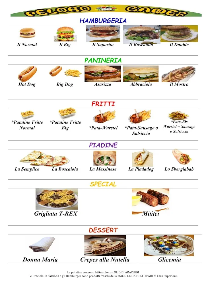 Menu_Peloro Games di Sottile Alessia_Faro Superiore_image_1