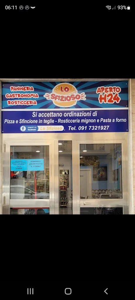 Lo Sfizioso restaurant in Ficarazzi