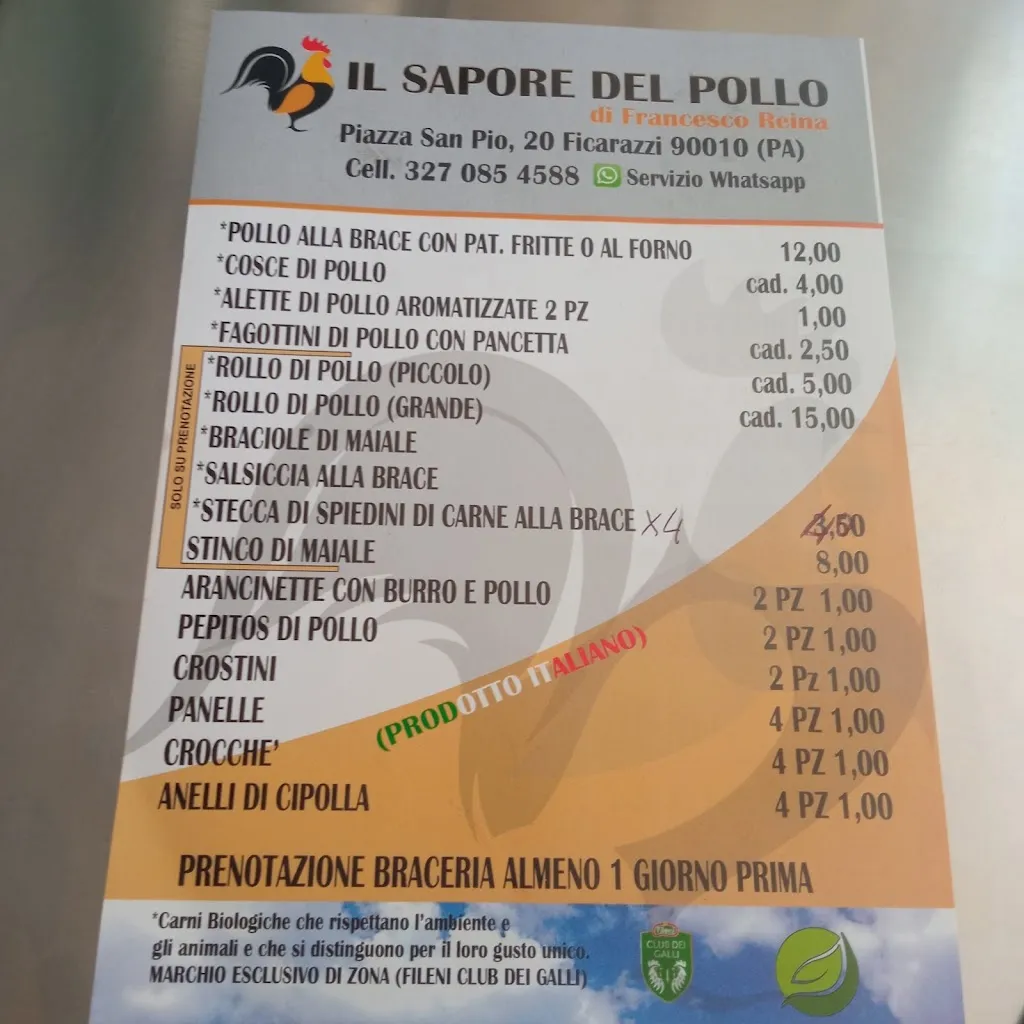 Menu_IL SAPORE DEL POLLO_Ficarazzi_image_2