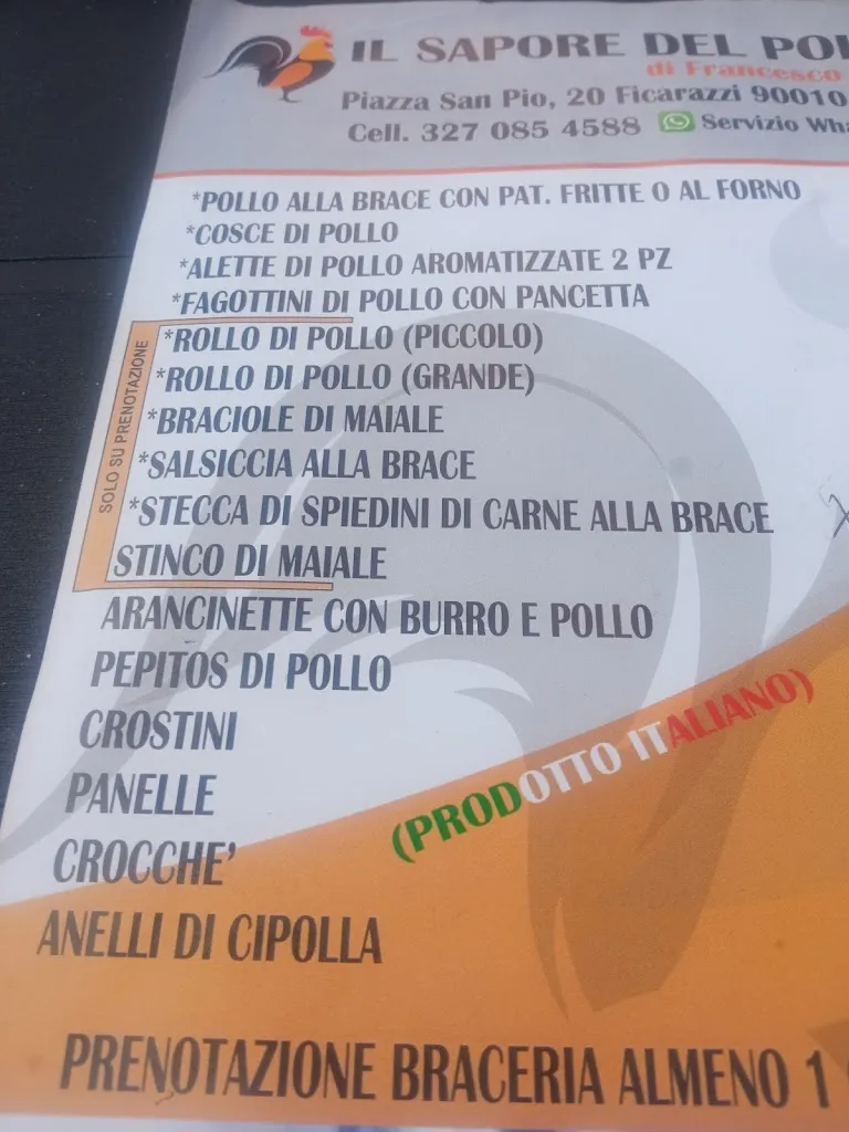 Menu_IL SAPORE DEL POLLO_Ficarazzi_image_3