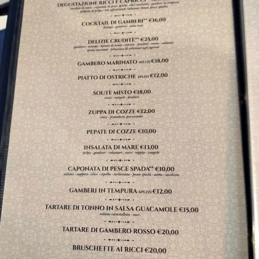 Menu_Ricci & Capricci Ristorante_Ficarazzi_image_2