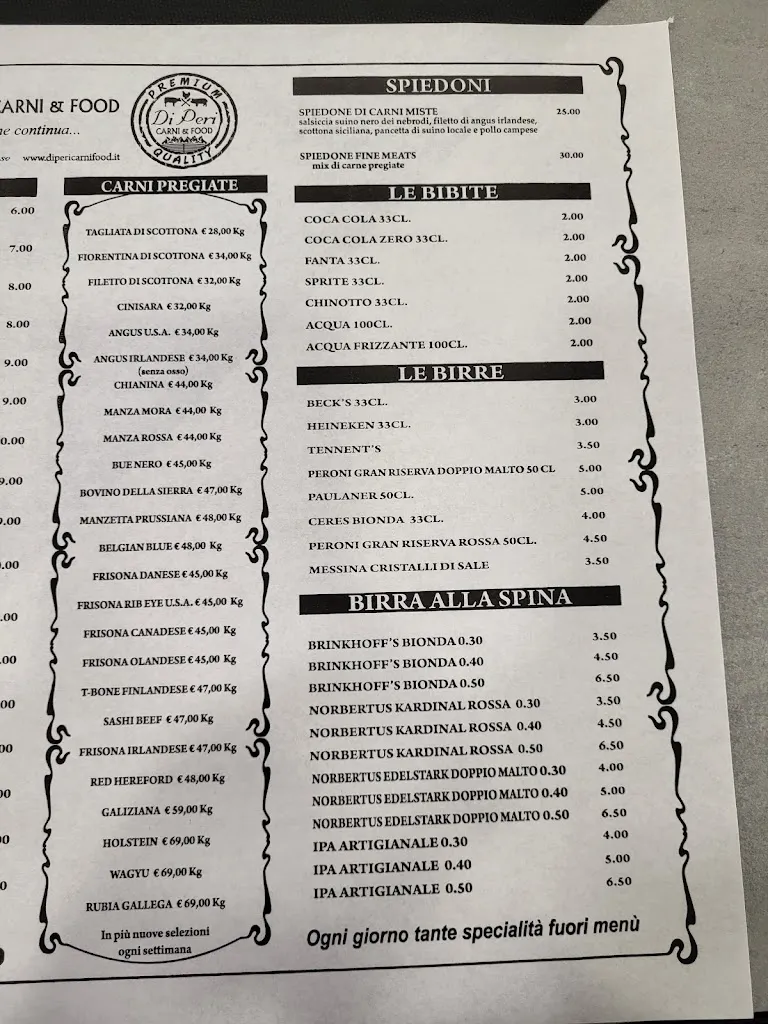 Menu_Di Peri Meat Experience_Ficarazzi_image_2