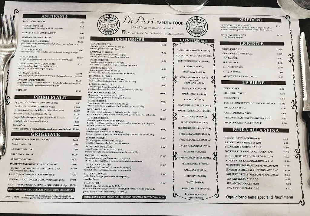 Menu_Di Peri Carni & Food Steakhouse_Ficarazzi_image_1