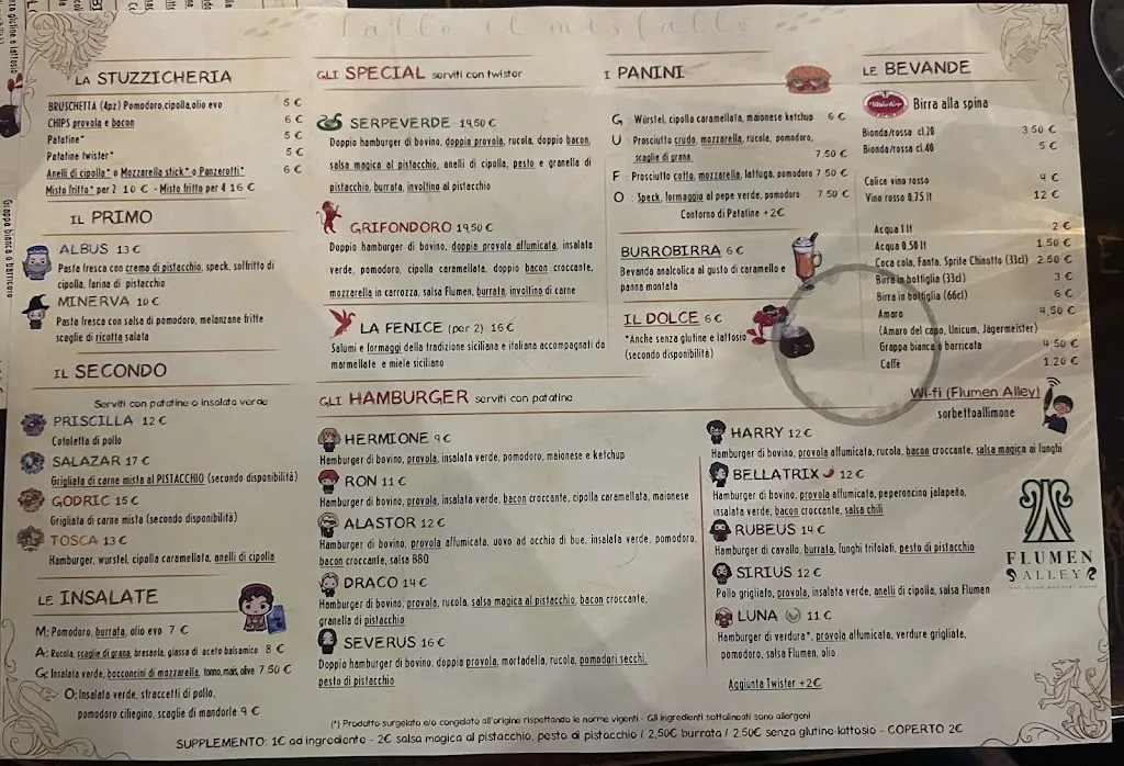 Menu_Flumen Alley_Fiumefreddo Sicilia_image_2