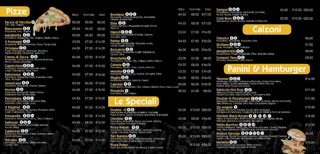 Menu_Double G Pizzeria & Hambugeria_Fiumefreddo Sicilia_image_1