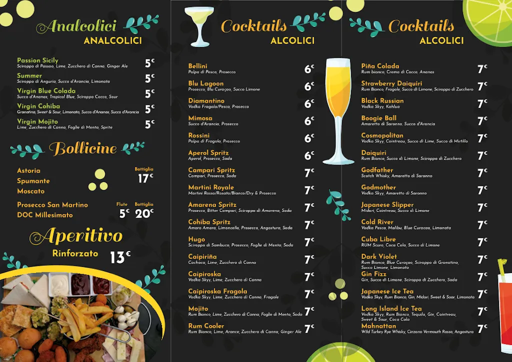 Menu_Cohiba Cafè_Fiumefreddo Sicilia_image_1